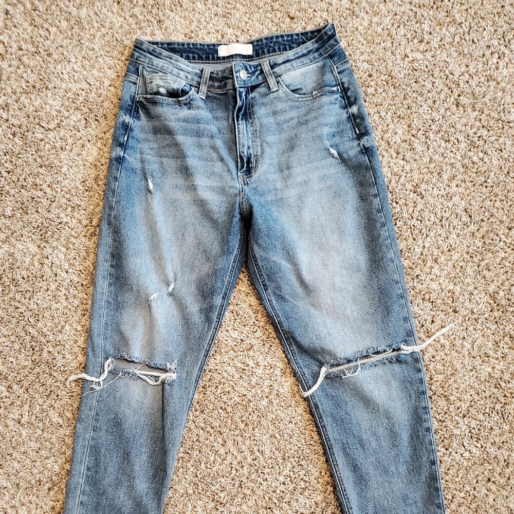 Vervet Blue Distressed Denim Sz. 28
